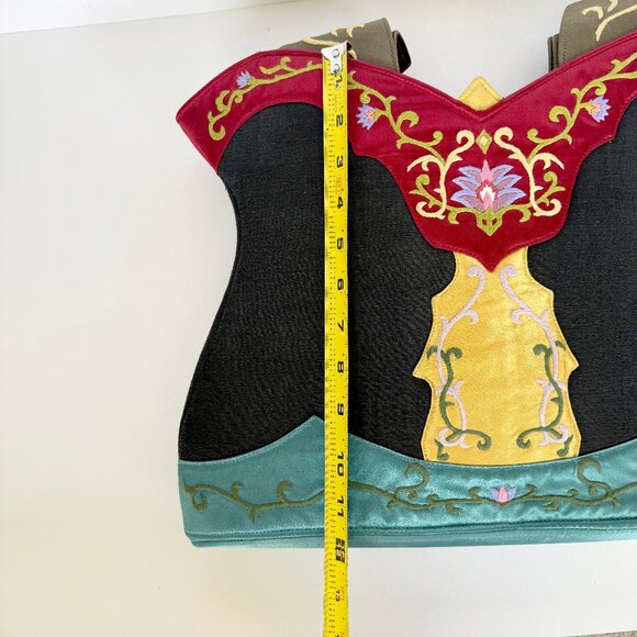 HOLD for Sandy: Whimsical Art Nouveau Silk & Embroidered Floral Handbag by Oovoo - Picture 10 of 12